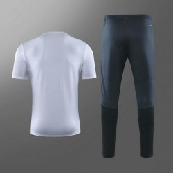 Maglia di Formazione Real Madrid Set Completo 2019 2020 Bianco Blu