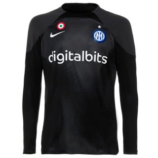 Thailandia Maglia Inter Milan Portiere 2022 2023 Nero