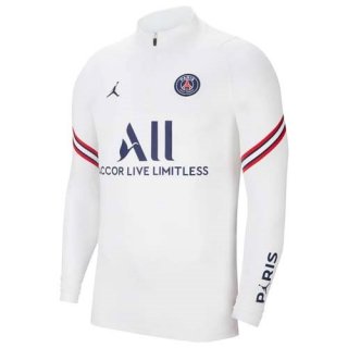 Maglia Paris Saint Germain Strike Top ML 2021 2022 Bianco