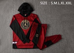 Felpa Cappuccio Paris Saint Germain 2022 Rosso Felpa Cappuccio Paris Saint Germain 2022 Rosso