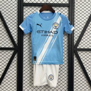 Maglia Manchester City Home Bambino 2025 2026