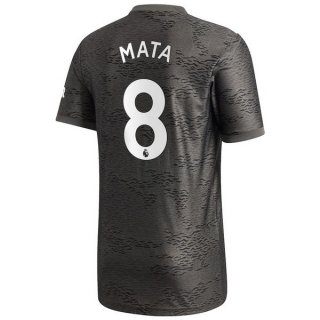 Maglia Manchester United NO.8 Mata Away 2020 2021 Nero