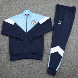 Felpa Manchester City 2019 2020 Blu Bianco