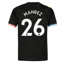 Maglia Manchester City NO.26 Mahrez Away 2019 2020 Nero Maglia Manchester City NO.26 Mahrez Away 2019 2020 Nero