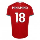 Maglia Liverpool NO.18 Minamino Home 2020 2021 Rosso Maglia Liverpool NO.18 Minamino Home 2020 2021 Rosso