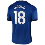 Maglia Chelsea NO.18 Giroud Home 2020 2021 Blu