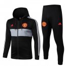 Felpa Manchester United 2019 2020 Nero Rosso Grigio