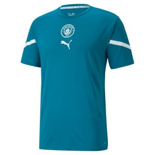 Thailandia Maglia Manchester City Pre-Match 2021 2022 Blu