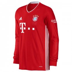 Maglia Bayern Munich Home Manga Larga 2020 2021 Rosso Maglia Bayern Munich Home Manga Larga 2020 2021 Rosso