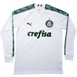 Maglia Palmeiras Away ML 2019 2020 Bianco
