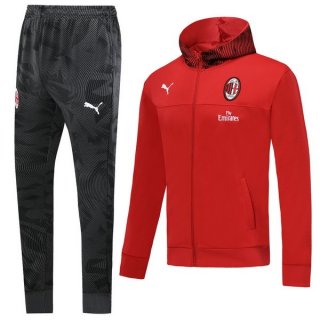 Felpa AC Milan 2019 2020 Grigio Rosso