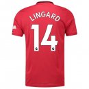 Maglia Manchester United NO.14 Lingard Home 2019 2020 Rosso Maglia Manchester United NO.14 Lingard Home 2019 2020 Rosso