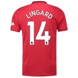 Maglia Manchester United NO.14 Lingard Home 2019 2020 Rosso