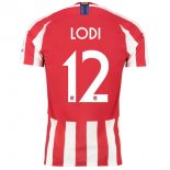 Thailandia Maglia Atletico Madrid NO.12 Lodi Home 2019 2020 Rosso