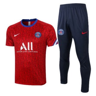 Formazione Paris Saint Germain Set Completo 2020 2021 Rosso Nero