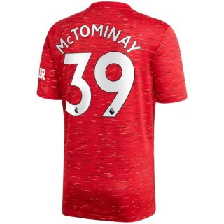 Maglia Manchester United NO.39 McTominay Home 2020 2021 Rosso