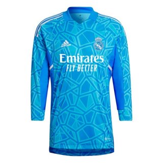 Thailandia Maglia Real Madrid Portiere ML 2022 2023 Blu