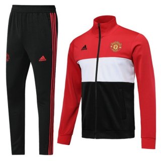 Felpa Manchester United 2019 2020 Rosso Bianco Nero