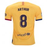 Maglia Barcellona NO.8 Arthur Home 2019 2020 Blu Rosso