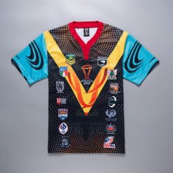Thailandia Maglia RLWC Selección Nacional 2017 2018 Nero Thailandia Maglia RLWC Selección Nacional 2017 2018 Nero