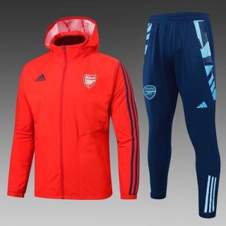 Giacca a vento Arsenal Set Completo 2025 2026 Rosso