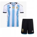 3 Stelle Maglia Argentina Home Bambino 2022 3 Stelle Maglia Argentina Home Bambino 2022