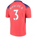 Maglia Chelsea NO.3 Marcos A. Terza 2020 2021 Arancione Maglia Chelsea NO.3 Marcos A. Terza 2020 2021 Arancione