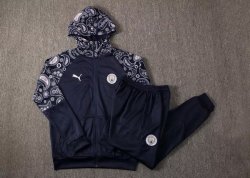 Felpa Cappuccio Manchester City 2021 2022 Blu Navy Felpa Cappuccio Manchester City 2021 2022 Blu Navy
