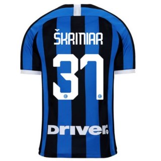 Maglia Inter Milan NO.37 Skriniar Home 2019 2020 Blu