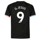 Maglia Manchester City NO.9 G.Jesus Away 2019 2020 Nero