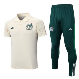 Polo Messico Set Completo 2022 2023 Bianco Verde
