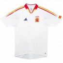 Thailandia Maglia Spagna Away Retro 2004 2006 Bianco Thailandia Maglia Spagna Away Retro 2004 2006 Bianco