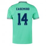 Maglia Real Madrid NO.14 Casemiro Terza 2019 2020 Verde