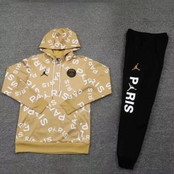 Felpa Cappuccio Paris Saint Germain 2021 2022 Giallo Nero