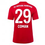 Maglia Bayern Munich NO.29 Coman Home 2019 2020 Rosso Maglia Bayern Munich NO.29 Coman Home 2019 2020 Rosso