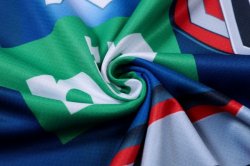 Thailandia Maglia Newcastle Knights Hombre Acero 2017 2018 Blu