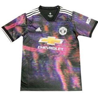Maglia di Formazione Manchester United 2019 2020 Porpora Bianco