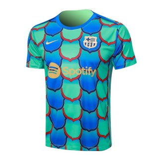 Maglia Formazione Barcellona 2024 2025 Verde Blu