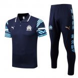 Polo Marseille Set Completo 2022 2023 Blu