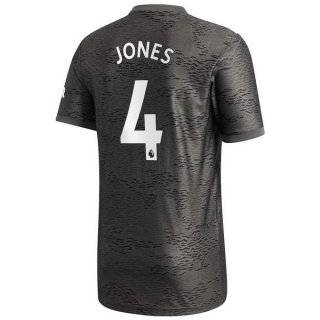 Maglia Manchester United NO.4 Jones Away 2020 2021 Nero
