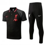Polo Liverpool Set Completo 2022 2023 Nero