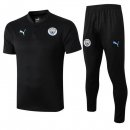 Polo Manchester City Set Completo 2019 2020 Nero Polo Manchester City Set Completo 2019 2020 Nero