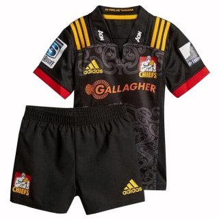 Thailandia Maglia Chiefs Home Bambino 2018 Nero
