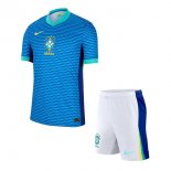 Maglia Brasile Away Bambino 2024 Maglia Brasile Away Bambino 2024