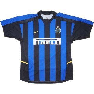 Thailandia Maglia Inter Milan Replica Home Retro 2002 2003 Blu