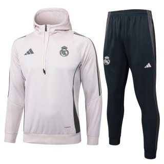 Felpa Cappuccio Real Madrid 2025 2026 Rosa