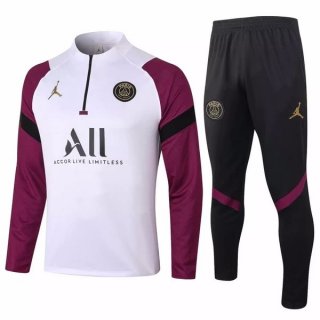 Giacca Paris Saint Germain 2020 2021 Bianco Borgogna Nero