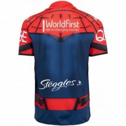 Thailandia Maglia Sydney Roosters Spider Man 2017 2018 Rosso Thailandia Maglia Sydney Roosters Spider Man 2017 2018 Rosso