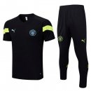 Polo Manchester City Set Completo 2023 2024 Nero Polo Manchester City Set Completo 2023 2024 Nero