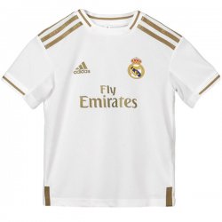 Maglia Real Madrid Home Bambino 2019 2020 Bianco Maglia Real Madrid Home Bambino 2019 2020 Bianco